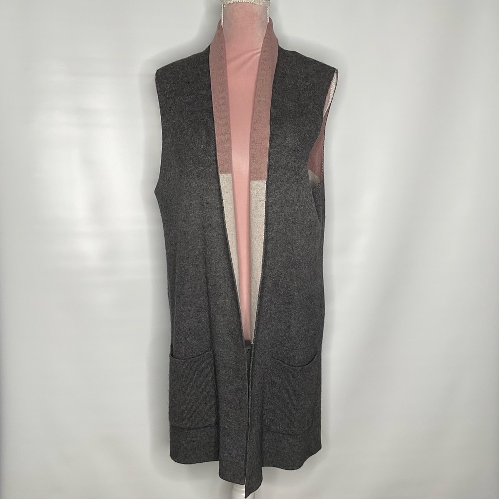 Gray Women's Vest - Picture 2 of 8
